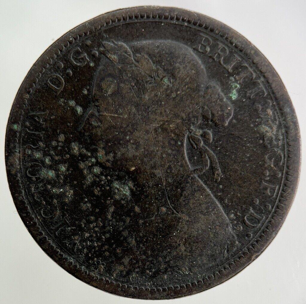 1887 Victoria Half-Penny Coin | Fine Collectable Grade