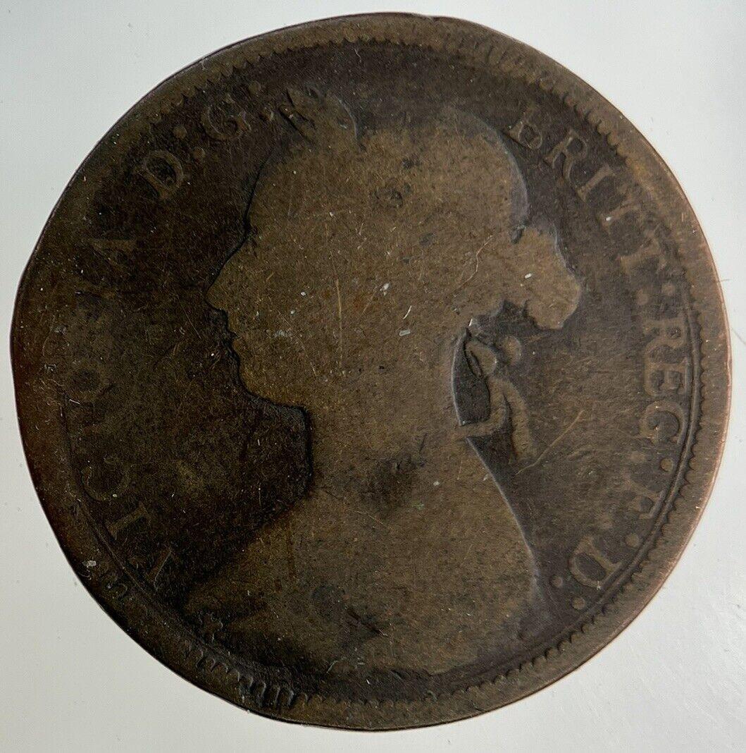 1887 Victoria Half-Penny Coin | Collectable Grade