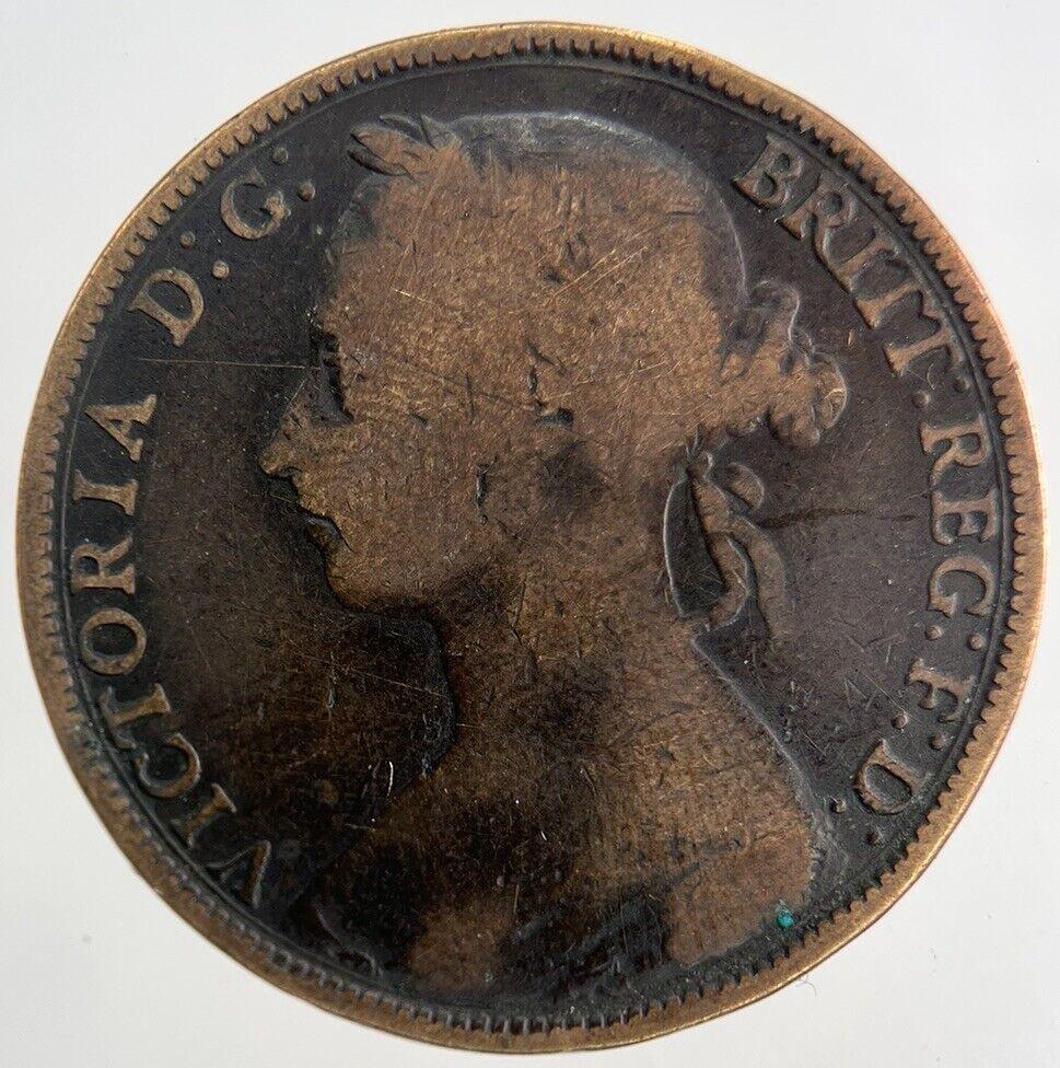 1887 Victoria One Penny Coin | Collectable Grade
