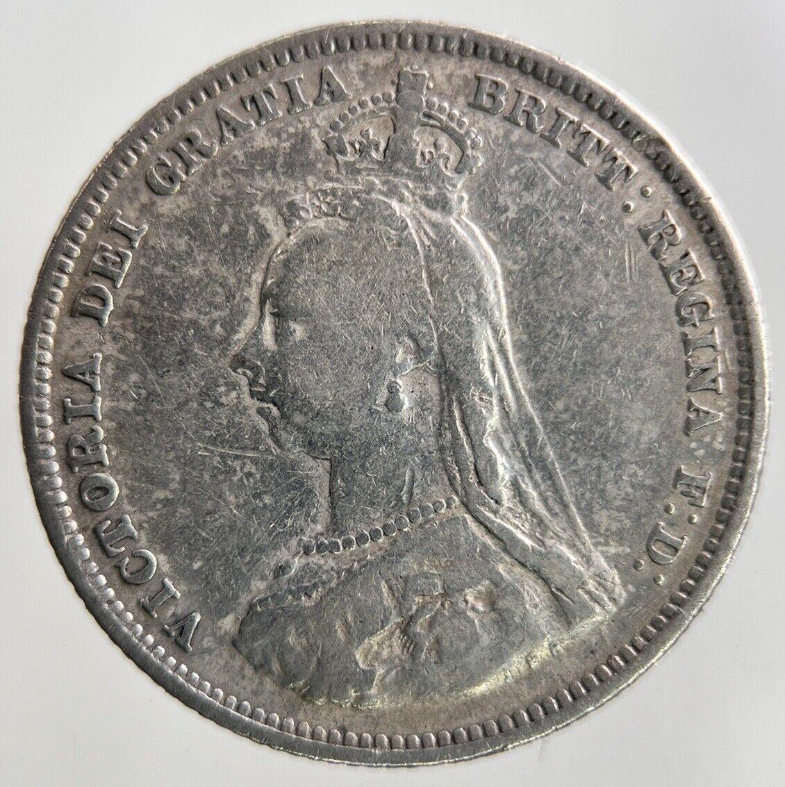 1887 Victoria Shilling Silver Coin | Collectable Grade