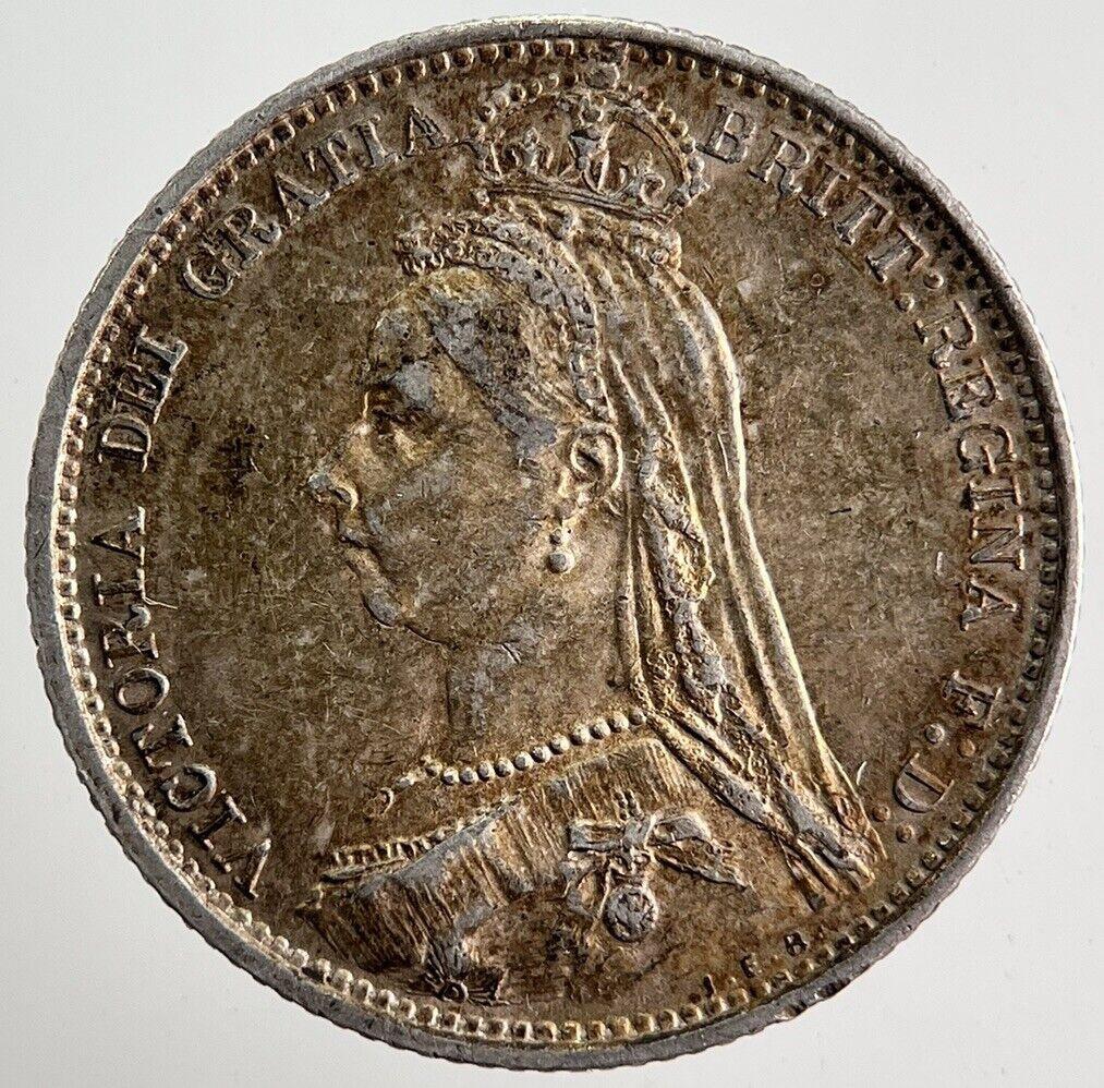1887 Victoria Sixpence Silver Coin | Fine Collectable Grade