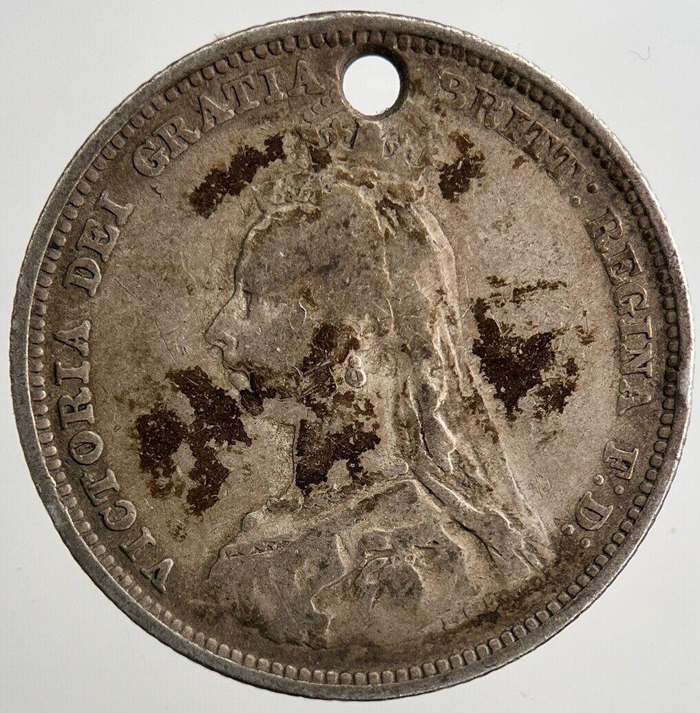 1888 Victoria Shilling Silver Coin | Collectable Grade | a5564