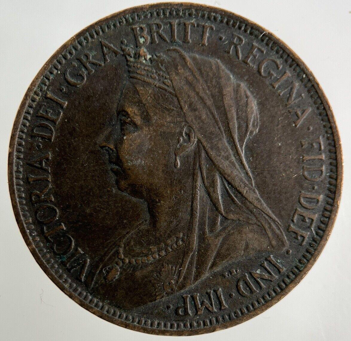 1889 Victoria Half-Penny Coin | Very High Grade