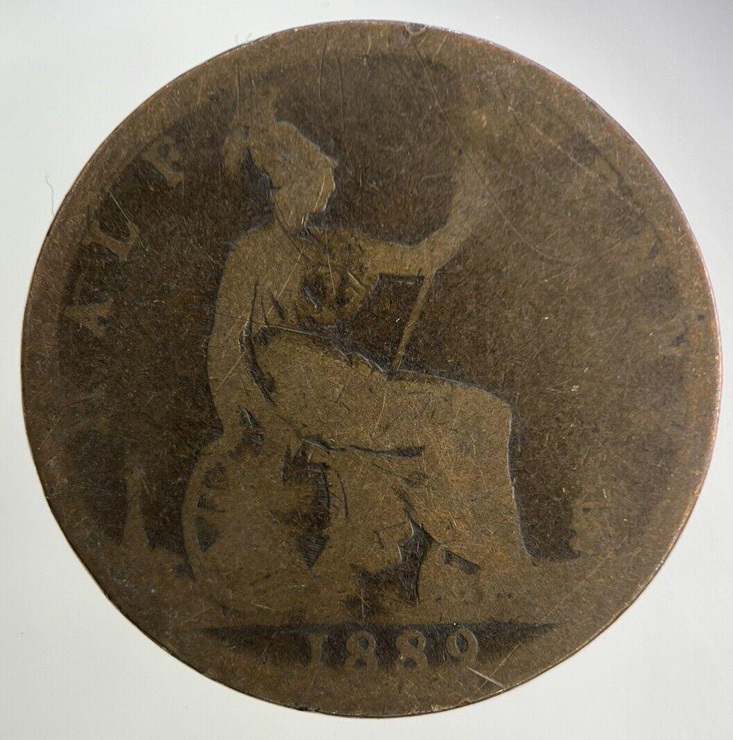 1889 Victoria Half-Penny Coin | Collectable Grade