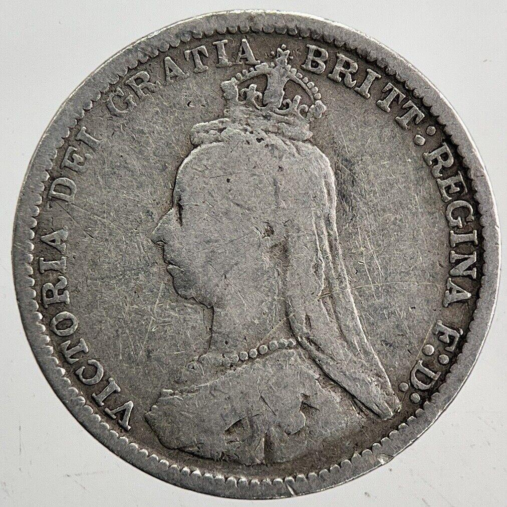 1889 Victoria Threepence Silver Coin | Collectable Grade | a6005