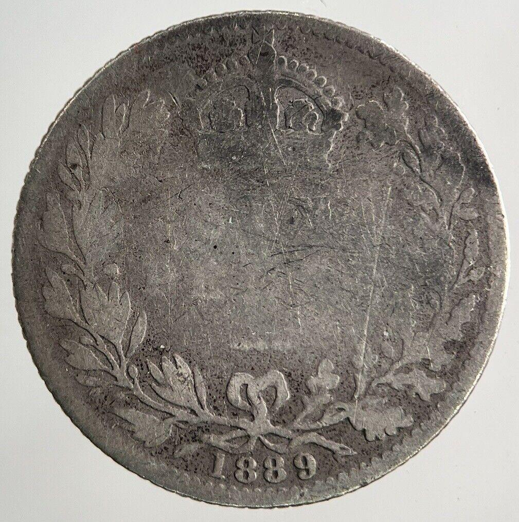1889 Victoria Sixpence Silver Coin | Collectable Grade