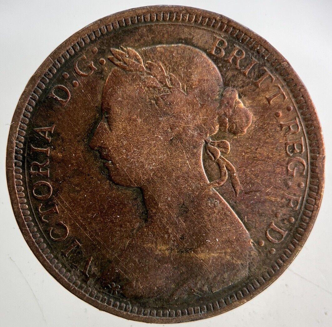 1890 Victoria Half-Penny Coin | Collectable Grade