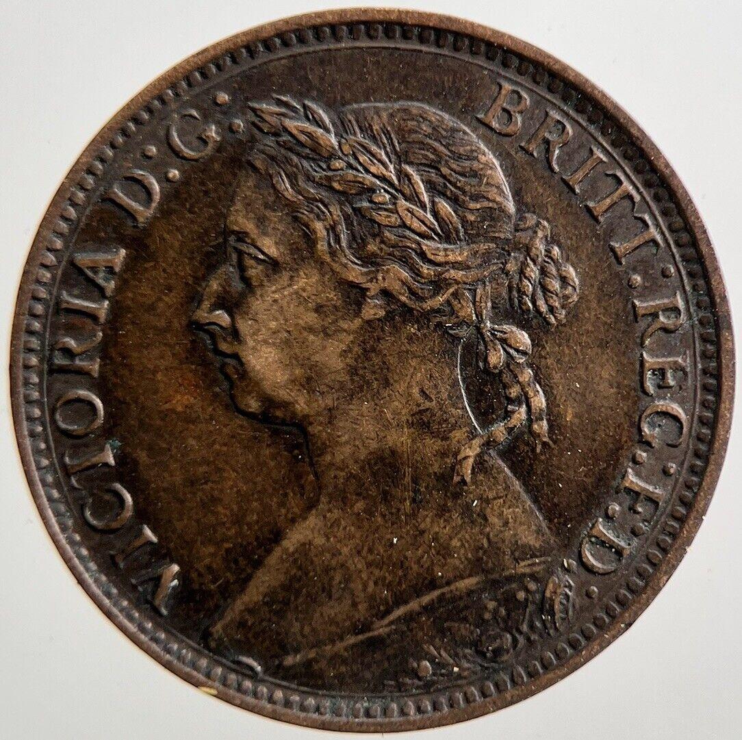 1890 Victoria Farthing Coin | Very High Grade | a3683