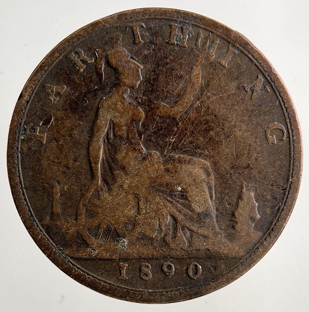1890 Victoria Farthing Coin | Collectable Grade