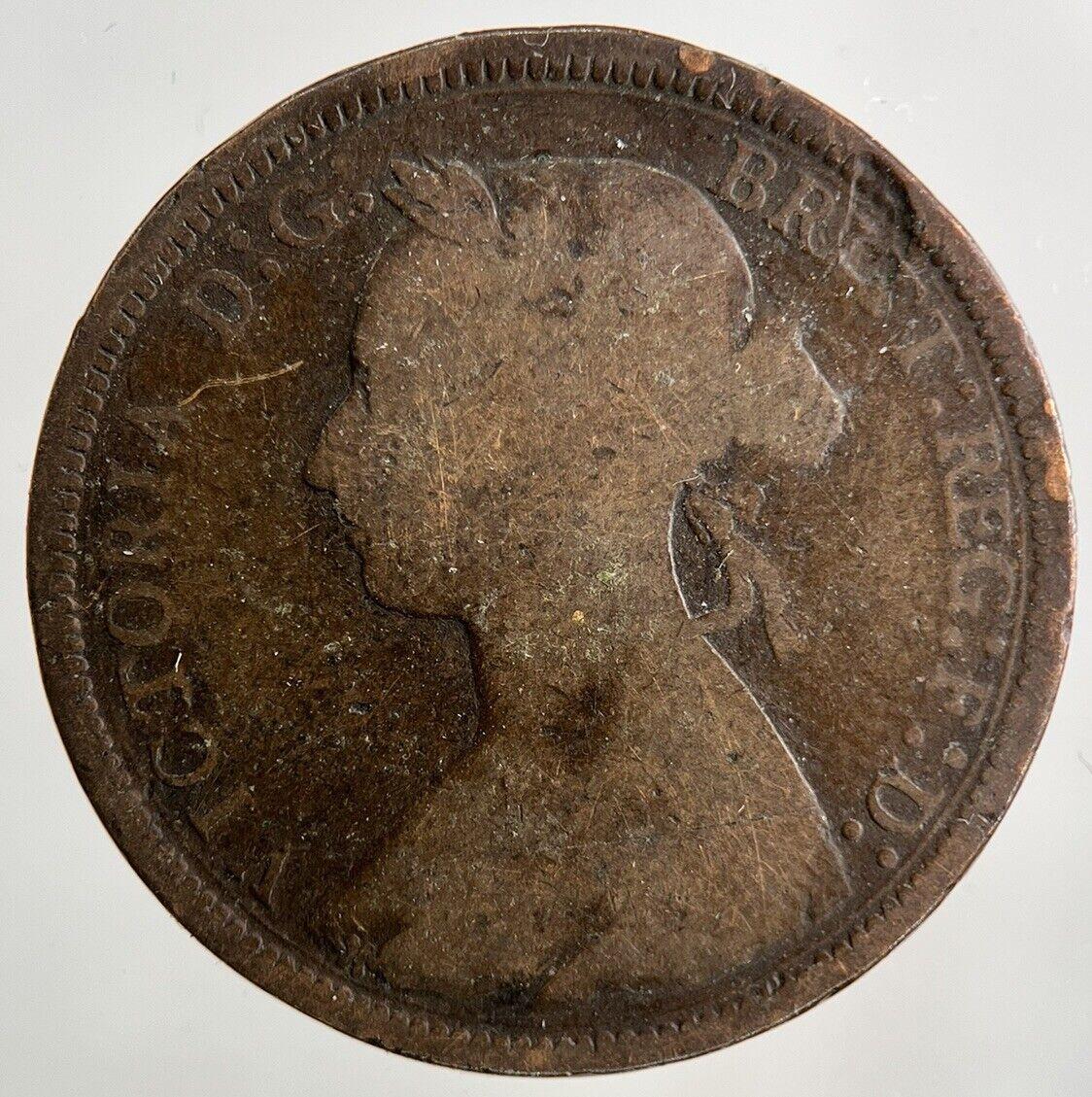 1890 Victoria Half-Penny Coin | Collectable Grade
