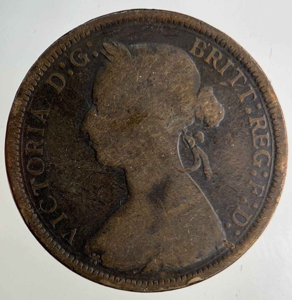 1890 Victoria Half-Penny Coin | Collectable Grade