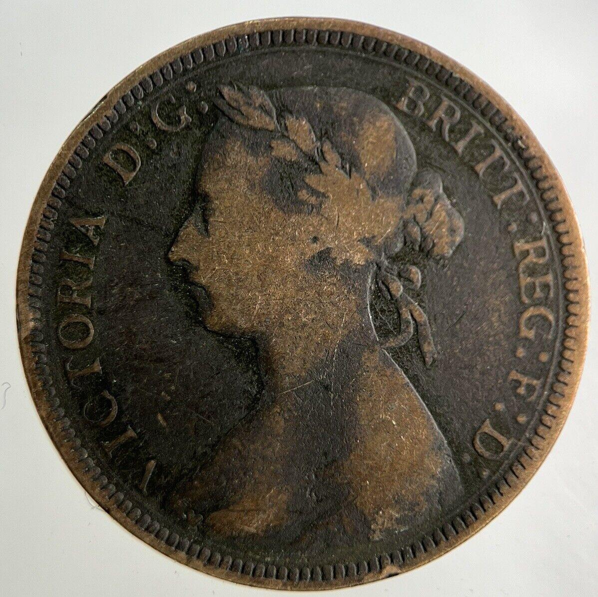 1890 Victoria Half-Penny Coin | Collectable Grade