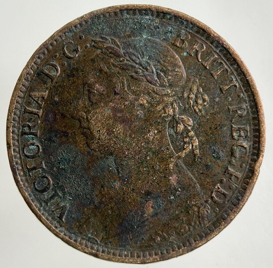 1890 Victoria Farthing Coin | Fine Collectable Grade