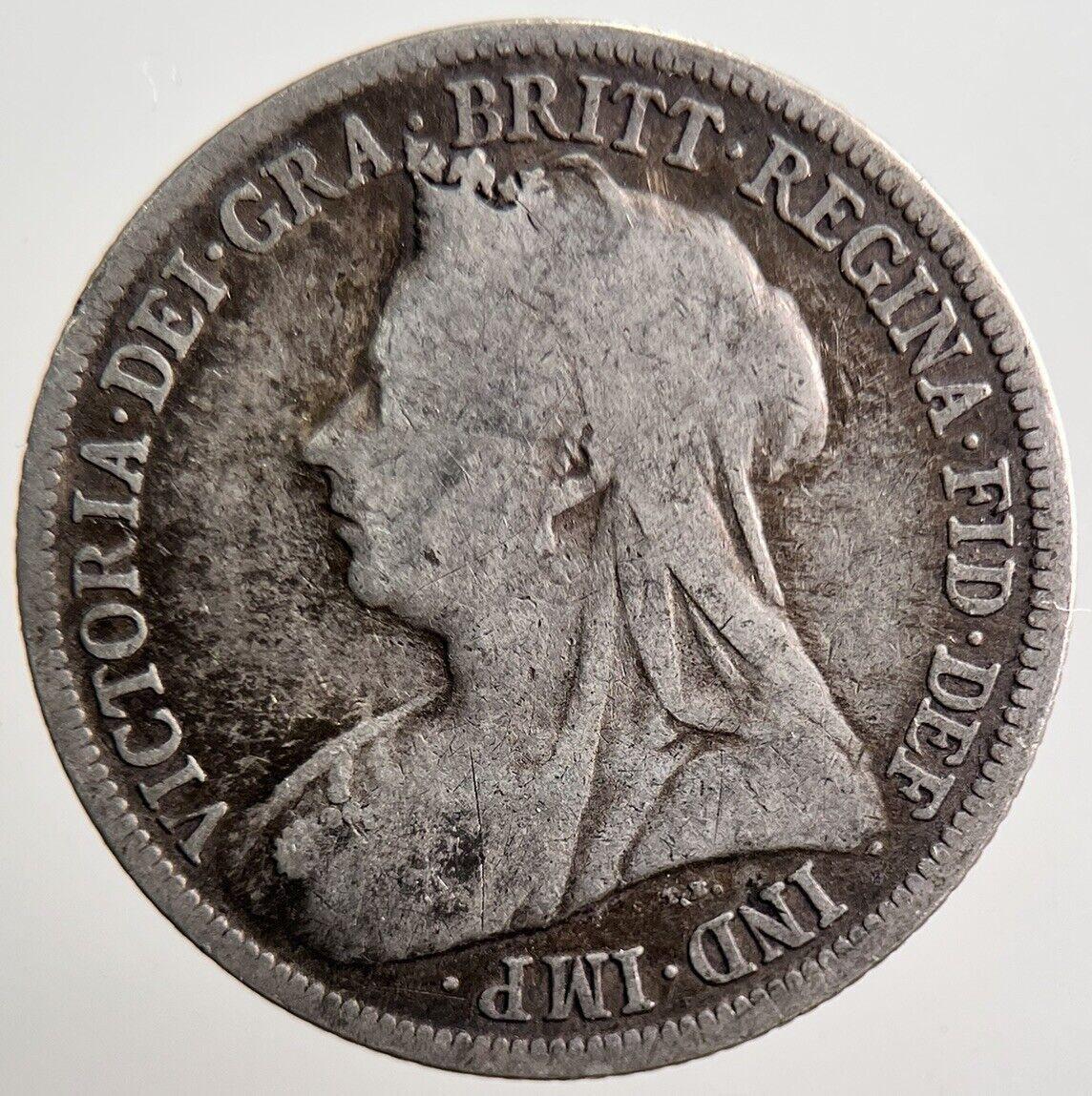 1890 Victoria Shilling Silver Coin | Collectable Grade | a3532