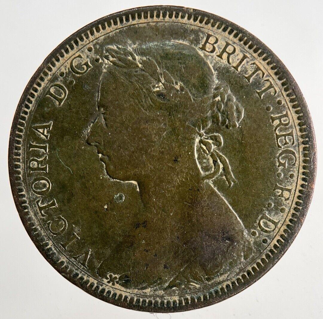 1890 Victoria Half-Penny Coin | Fine Collectable Grade