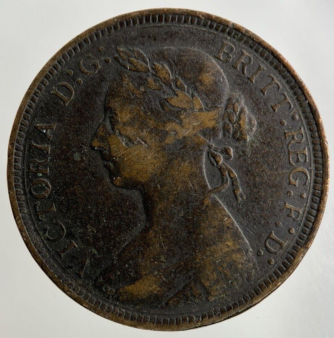 1890 Victoria Half-Penny Coin | Fine Collectable Grade
