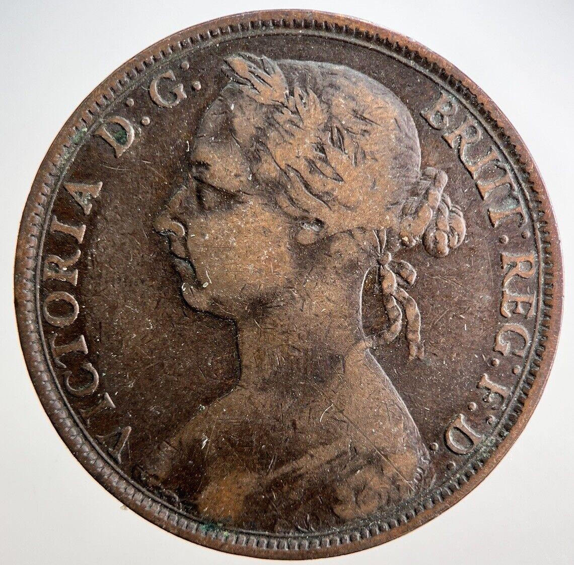 1890 Victoria Penny Coin | Collectable Grade | a2932
