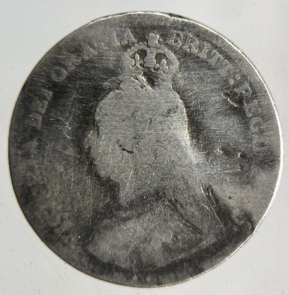 1890 Victoria Threepence Silver Coin | Collectable Grade