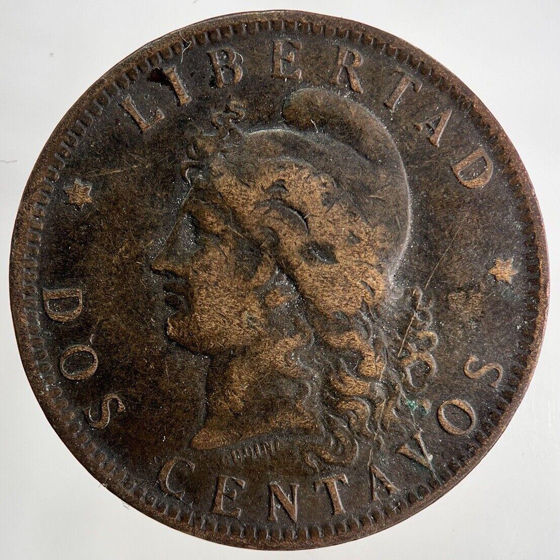 1891 Argentina Dos 2 Centavos Coin | Collectable Grade