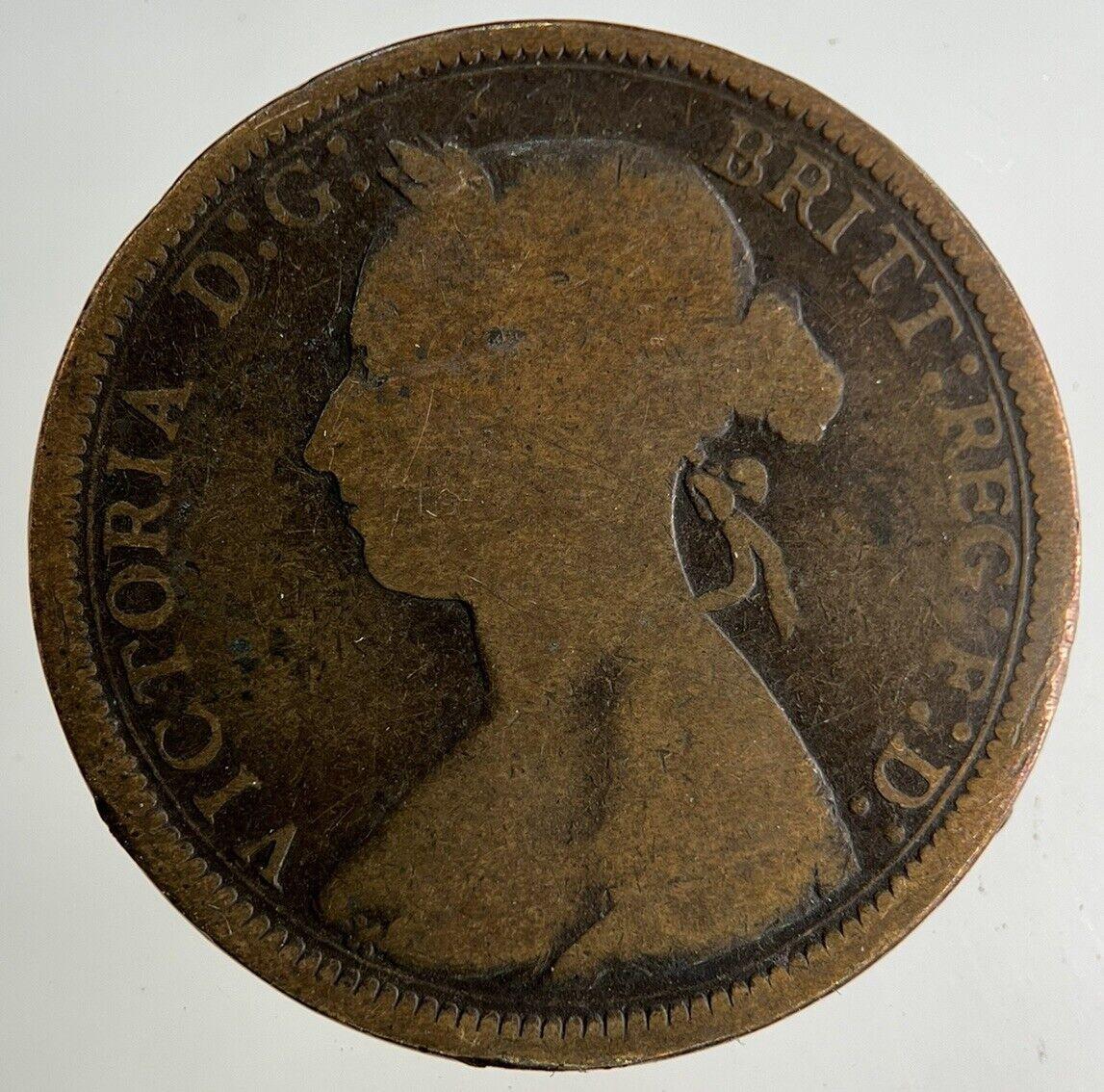 1891 Victoria Half-Penny Coin | Collectable Grade