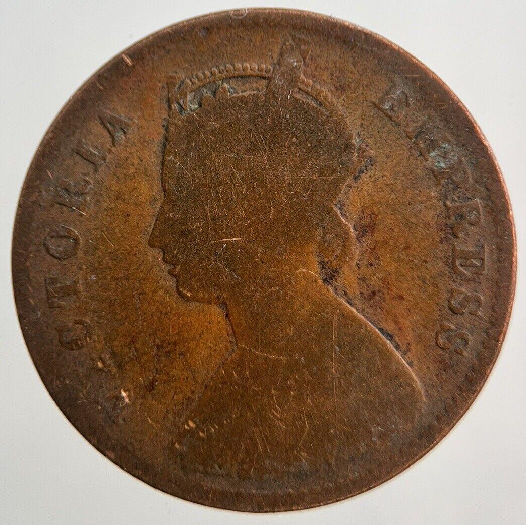 1891 India Quarter 1/4 Anna Coin | Collectable Grade | a768