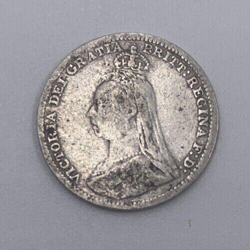1891 Victoria Threepence | British Silver Coin | Collectable Grade | a049