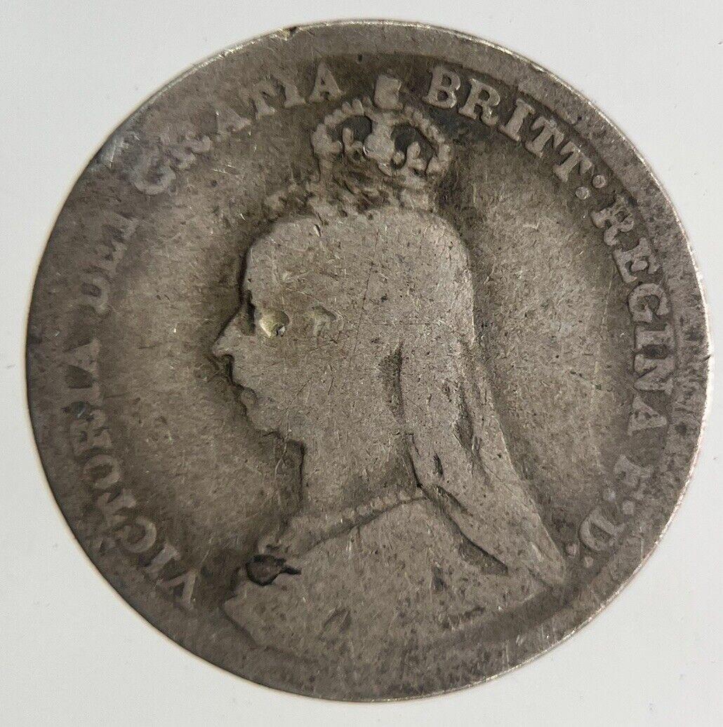 1891 Victoria Threepence Silver Coin | Collectable Grade