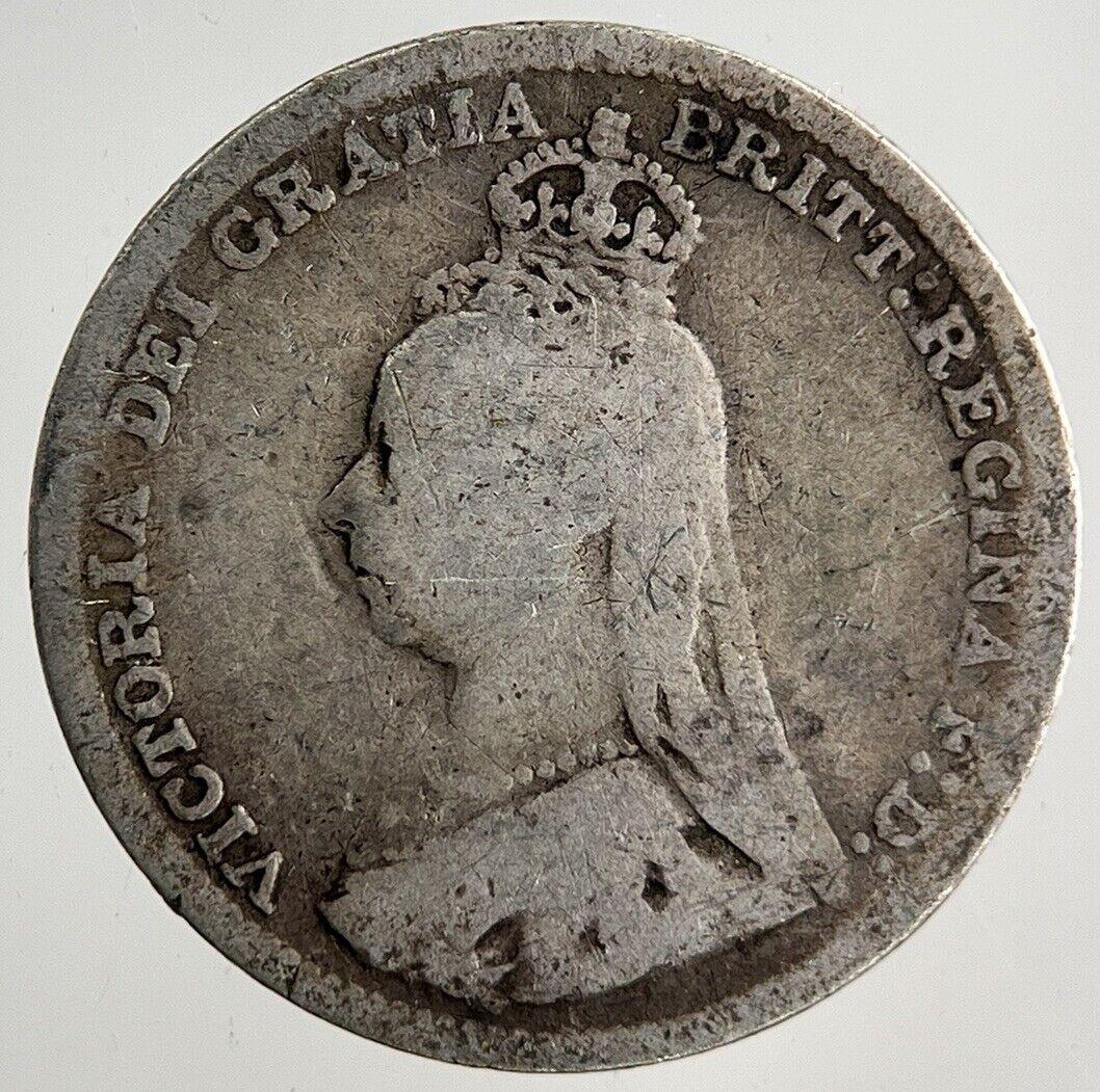 1891 Victoria Threepence Silver Coin | Collectable Grade