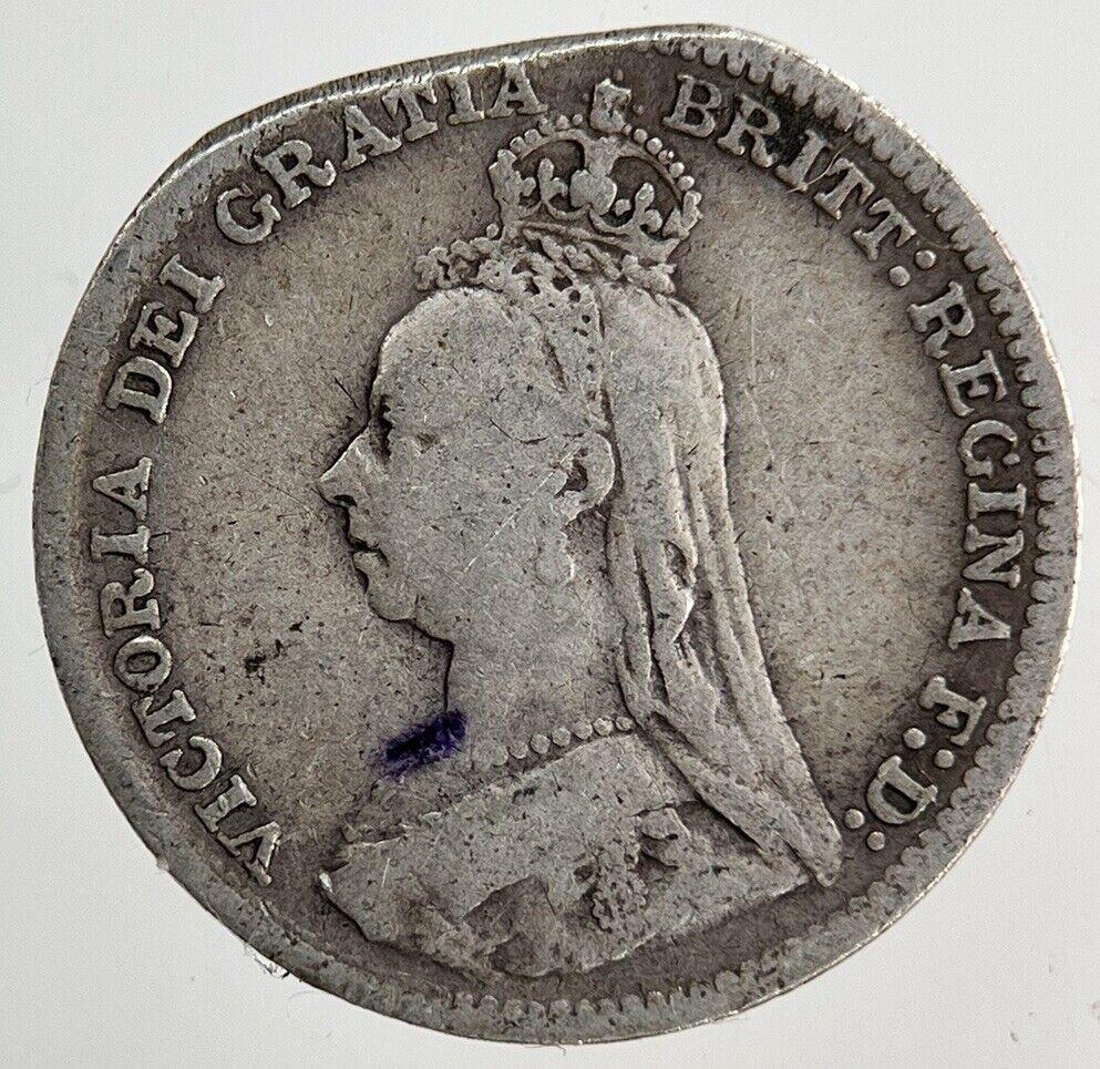 1891 Victoria Threepence Silver Coin | Collectable Grade