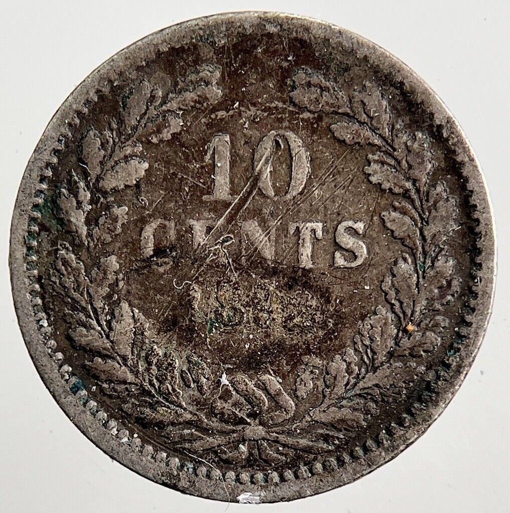 1892 Netherlands 10 Cents Silver Coin | Collectable Grade | a3391
