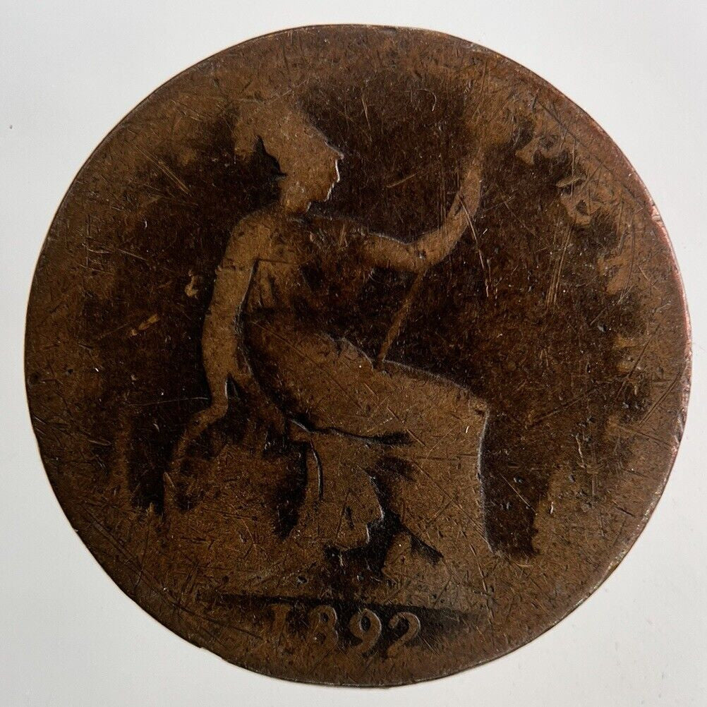 1892 Victoria Half-Penny Coin | Collectable Grade