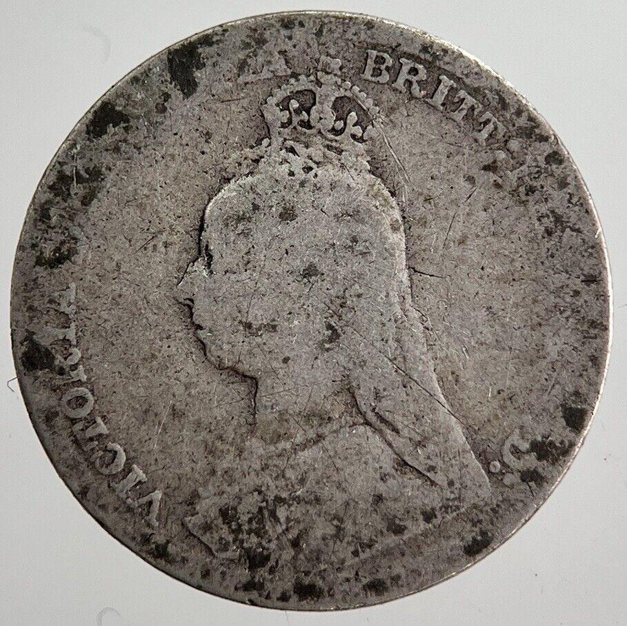 1892 Victoria Threepence Silver Coin | Collectable Grade | a8707