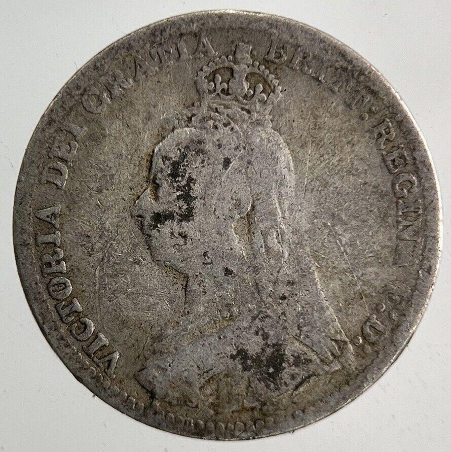 1892 Victoria Threepence Silver Coin | Collectable Grade