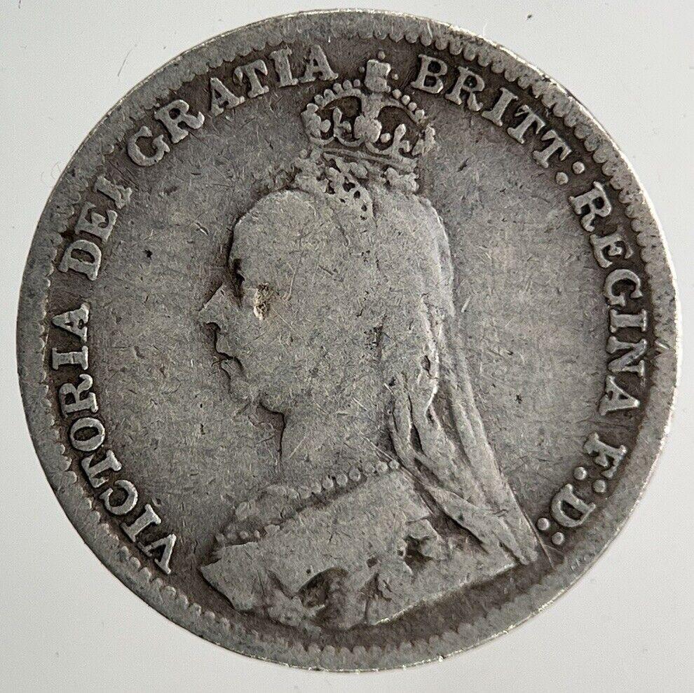 1892 Victoria Threepence Silver Coin | Fine Collectable Grade