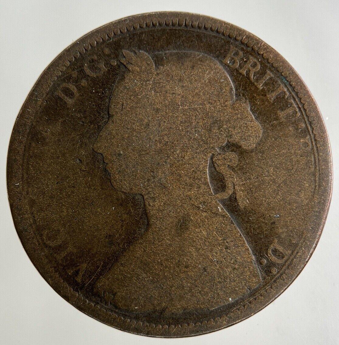 1893 Victoria Half-Penny Coin | Collectable Grade