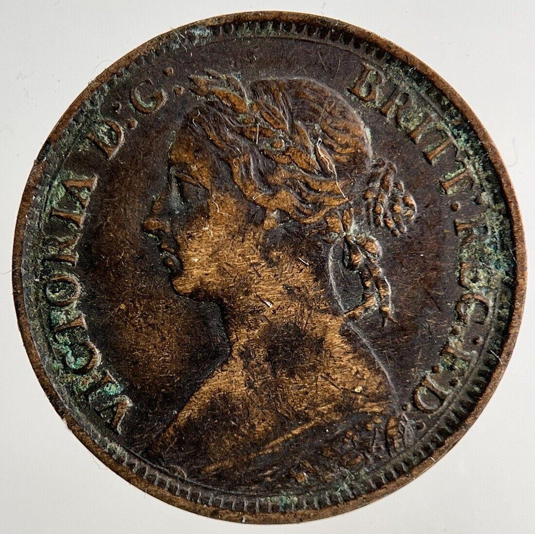 1893 Victoria Farthing Coin | Fine Collectable Grade