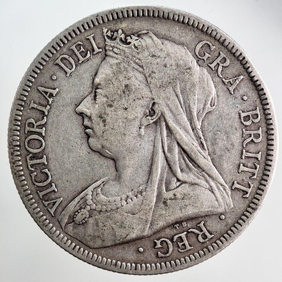 1893 Victoria Half-Crown Silver Coin | Fine Collectable Grade