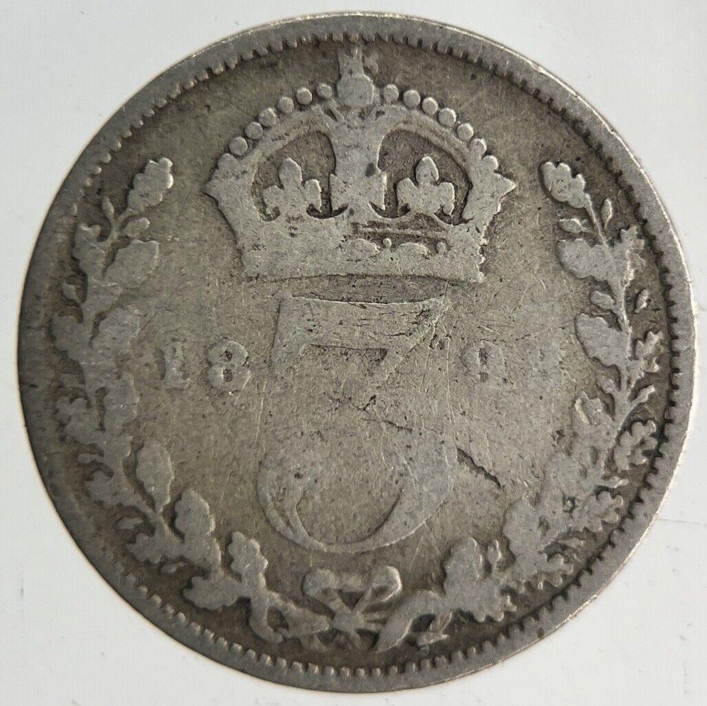 1893 Victoria Threepence Silver Coin | Collectable Grade