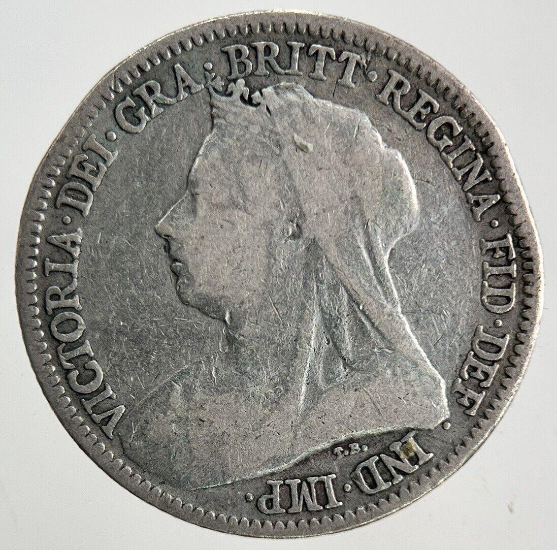 1893 Victoria Sixpence Silver Coin | Collectable Grade