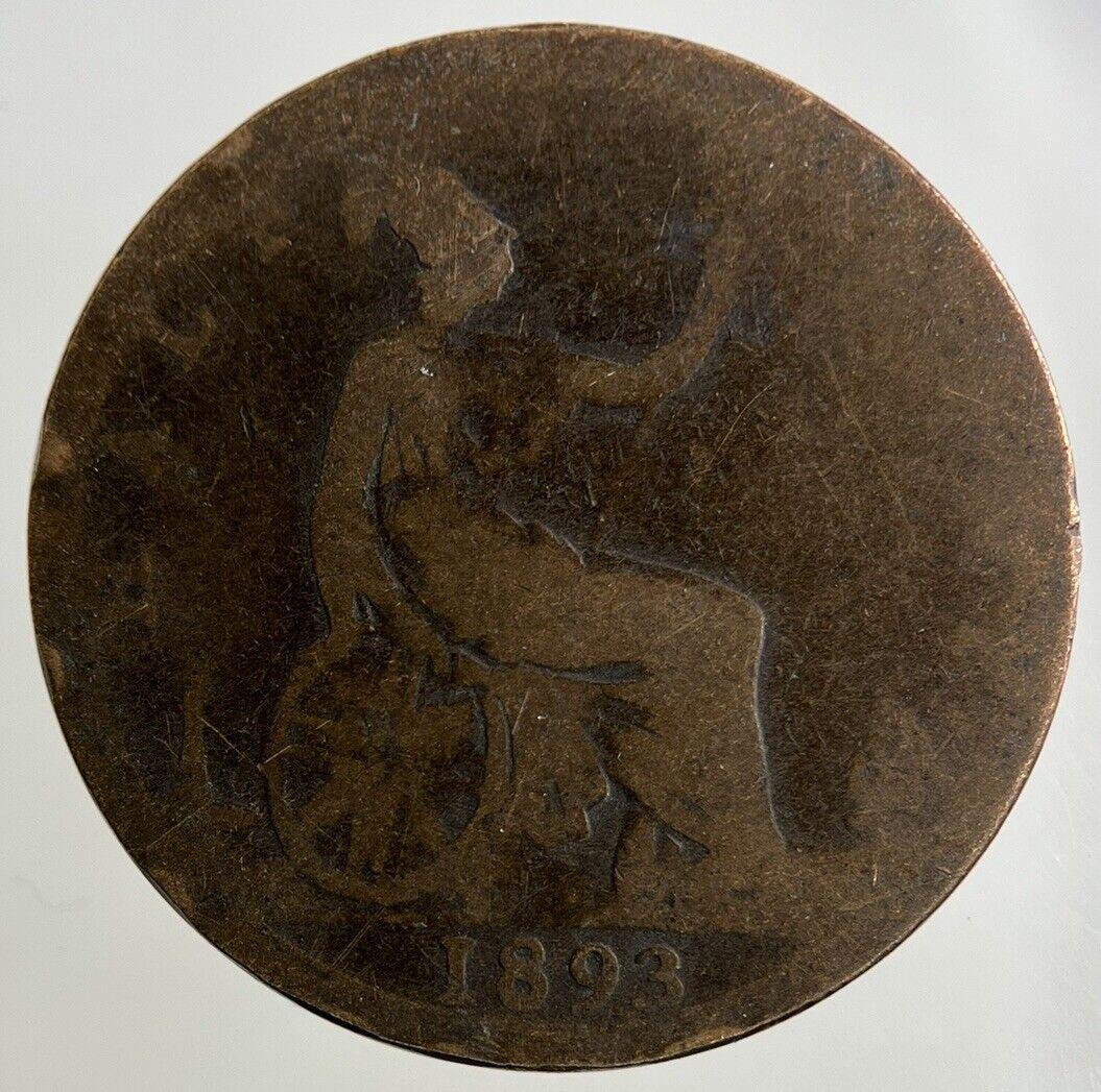 1893 Victoria Half-Penny Coin | Collectable Grade