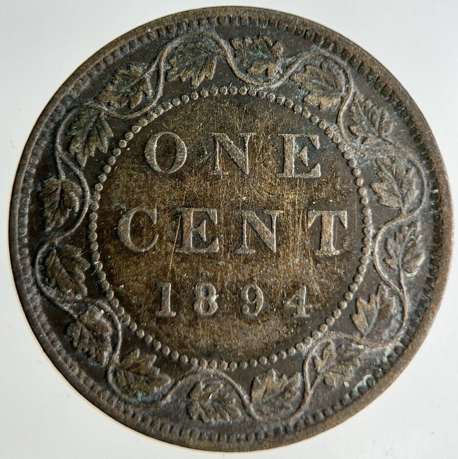 1894 Canada One Cent Coin | Fine Collectable Grade