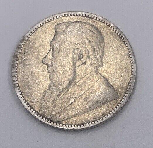 1894 One Shilling South Africa Silver Coin | Fine Collectable Grade | a203