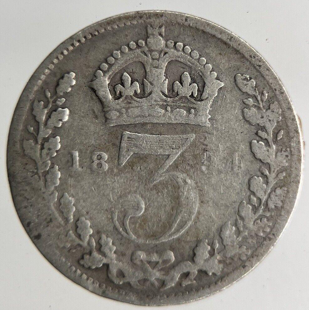 1894 Victoria Threepence Silver Coin | Collectable Grade