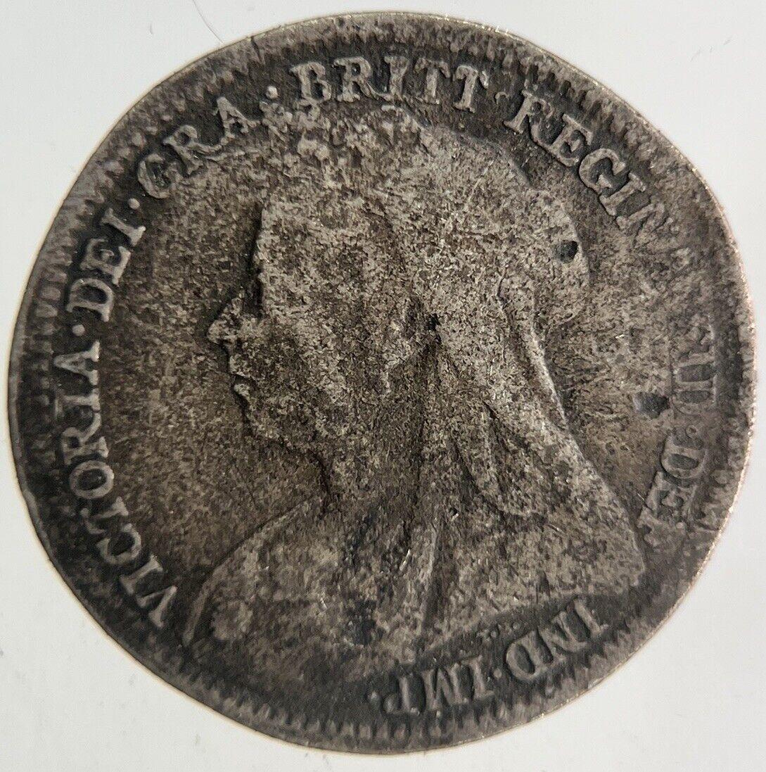 1895 Victoria Threepence Silver Coin | Collectable Grade