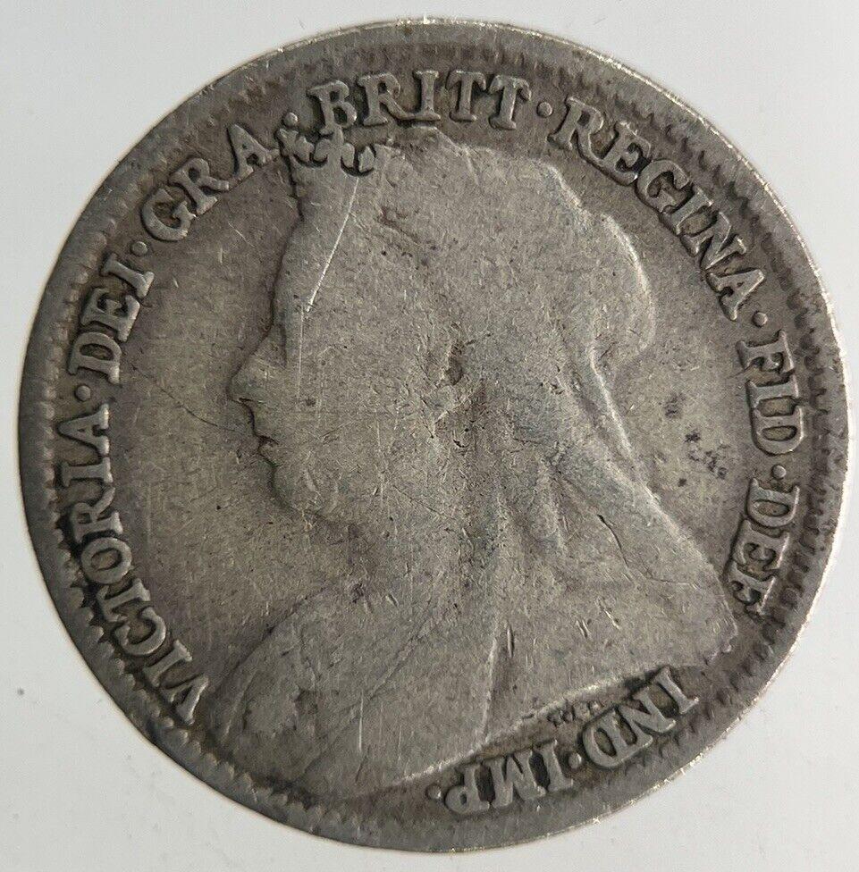1895 Victoria Threepence Silver Coin | Collectable Grade