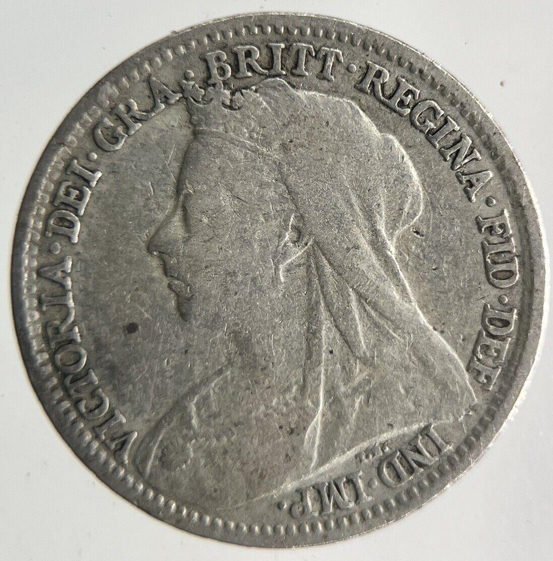 1895 Victoria Threepence Silver Coin | Fine Collectable Grade