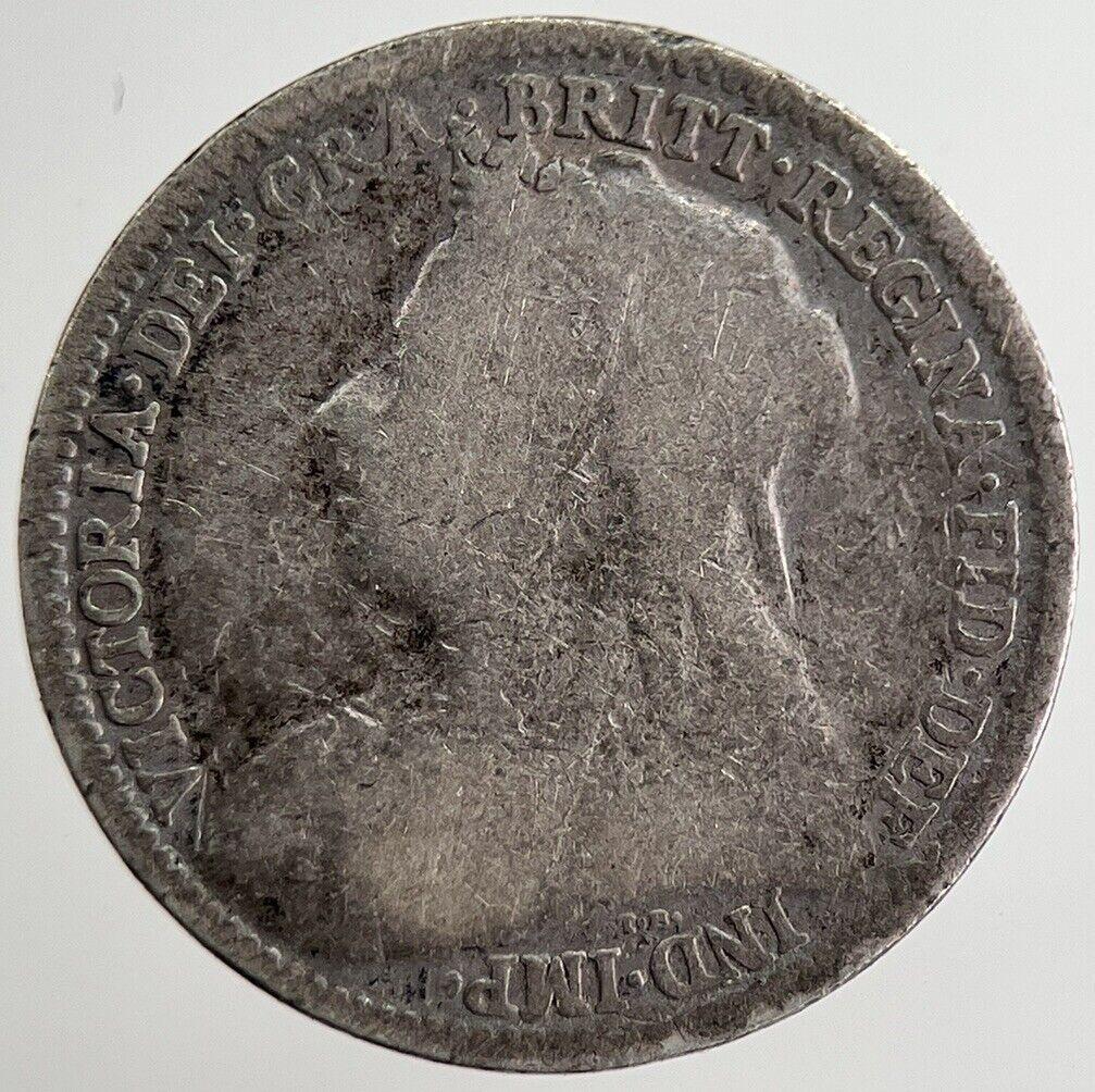1895 Victoria Threepence Silver Coin | Collectable Grade | a8848