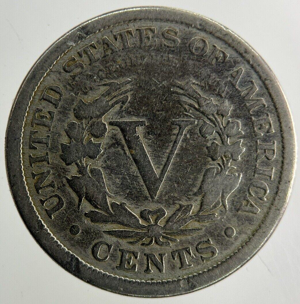 1896 US USA Nickel 5 Cents Coin | Collectable Grade