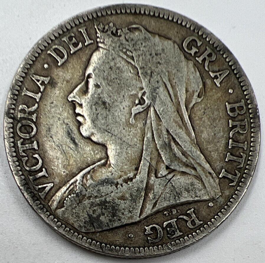 1896 Victoria Half Crown | British Silver Coin | Collectable Grade | a149