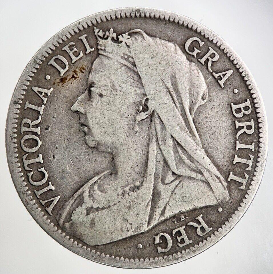 1896 Victoria Half-Crown Silver Coin | Collectable Grade